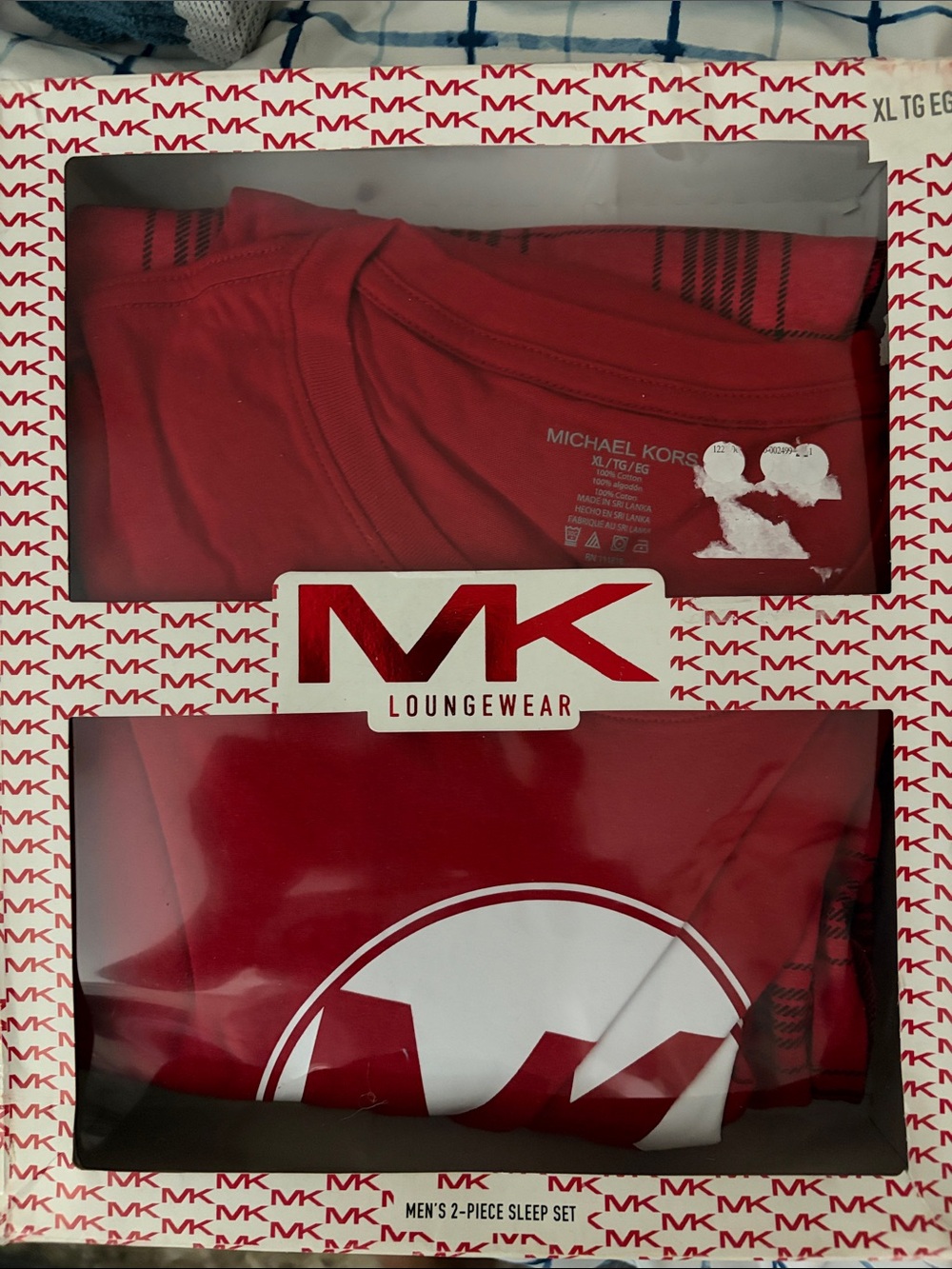 Michael Kors Kids Red Two-Piece Pajama Set - MK Loungewear